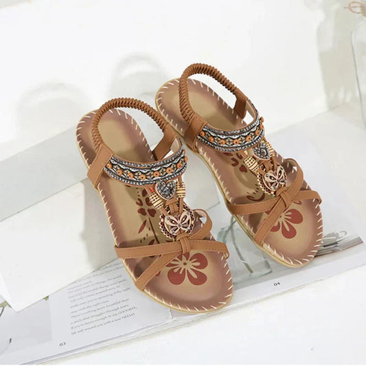 💎50% OFF! 💎 Bohemian Orthopedic Sandals – Arch Support, Non-Slip Sole & Barefoot Comfort for All-Day Wear 🌈👣