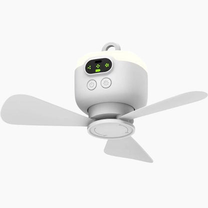 ⏳Limited-time 50% off⏰Rechargeable ceiling fan with LED lights 🌬️✨