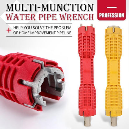 🔧50% OFF NOW! 16-in-1 Multi-Function Water Pipe Wrench, Multi-Socket Plumbing Wrench Tool, All In One Home Repair Wrench for Faucet, Water Pipe Installation & Disassembly