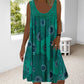 🌞2026 Summer New Arrivals🌸Women Summer O-Neck Sleeveless Print Dress