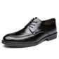 Zapatos de negocios casuales para hombres de cuero de vaca