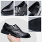 Zapatos de negocios casuales para hombres de cuero de vaca