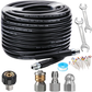 💦 ¡69% DE DESCUENTO! 🚿 Kit de Limpieza para Alcantarillado 5800 PSI - Boquilla Rotativa y Manguera Reforzada para Desatascar Tuberías 🛠️✨