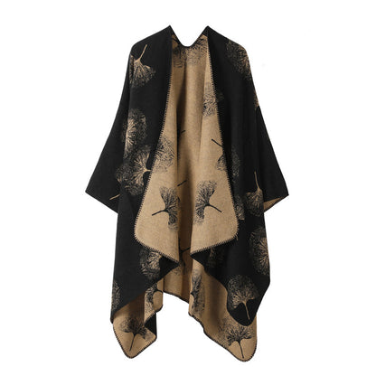 Poncho abierto delantero de mujer para otoño-invierno📢📢Últimas 3 horas: ¡Grandes ofertas!⏰⏰