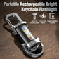 🔦 BUY 1 GET 1 FREE! 🔦 Rechargeable Keychain Flashlight – 300 Lumens, USB-C Charging & Compact, Unbreakable Design for EDC ⚡