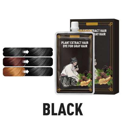 💆‍♀️Buy 2 Get 1 Free🌿Plant Extract Hair Dye for Gray Hair
