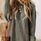 💖LAST DAY PROMOTION - 61%OFF 💖 Trendy Cable-Knit Loose-Fit Sweater Dress