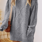 💖LAST DAY PROMOTION - 61%OFF 💖 Trendy Cable-Knit Loose-Fit Sweater Dress