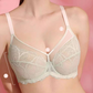 💞Enchante Floral Lace Plus Size Underwire Unlined Unpadded Minimizer Full Coverage Bra Women's Wear Comfortable Breathable Mesh Cup