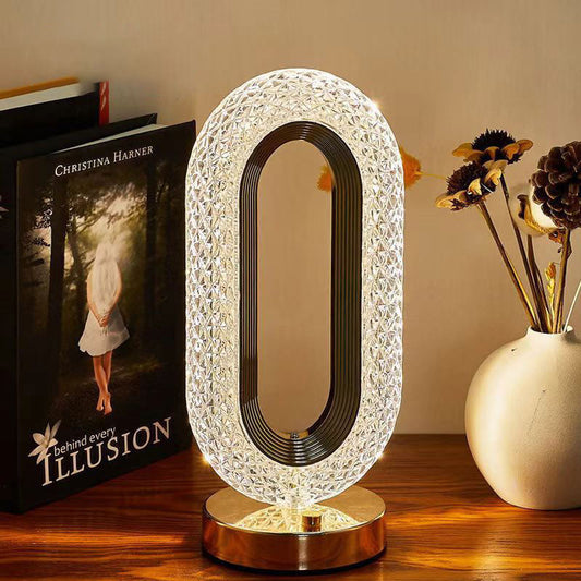 🌸New Arrival 40%OFF🦋✨50K+ SOLD! 🎁✨Rechargeable Luxury Crystal LED Night Light Lamp