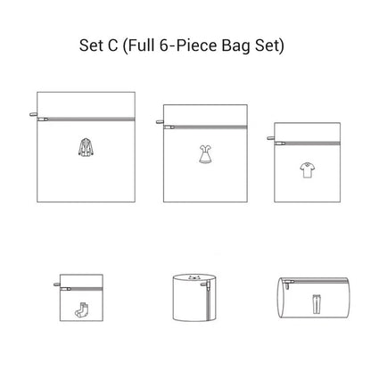 👚 Mesh Laundry Bags with Zipper | 2026 Upgrade Trial Exclusive | Delicates & Lingerie Protector for Washing Machine | 6 Sizes Set 🚀✨
