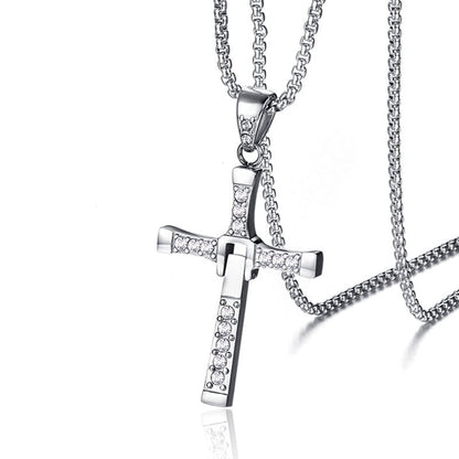 Unisex Cross Pendant Necklace for Men and Women