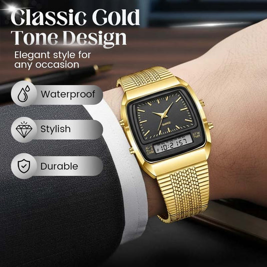 ⏳Limited-time 55% off⏰LIEBIG Roman Retro Dual System Multi-Function Digital Sports Watch⌚