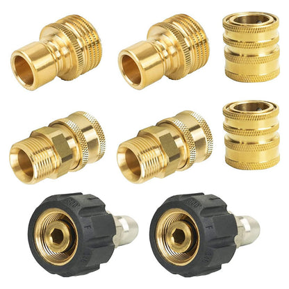 📢📢56 % OFF !!✨High-Pressure Washer Connector Set, Includes 8 Accessories.