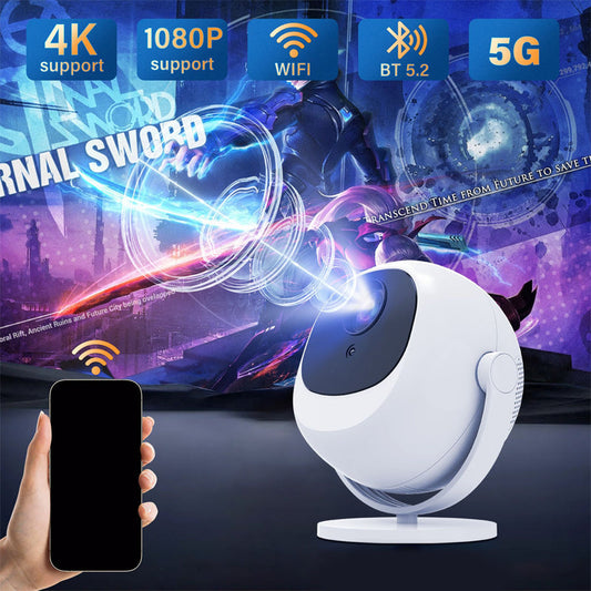 📽️ 50% OFF FLASH SALE ! ⚡ 360° Portable Smart HD Projector – 360° Rotatable Projection, Crisp HD Imaging, Wireless Connection & Ultra-Compact 🎬