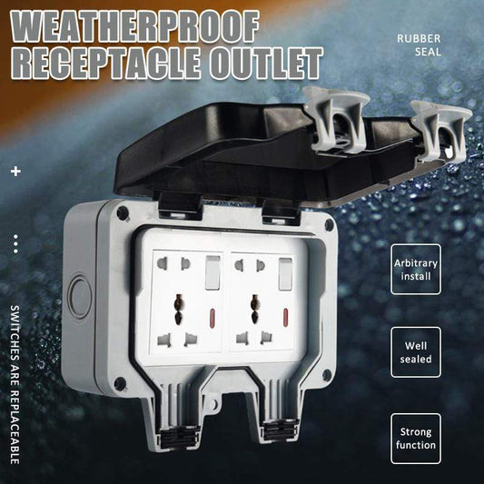 ⏳LAST DAY SALE 50% OFF!🔥Outdoor Waterproof Receptacle Outlet
