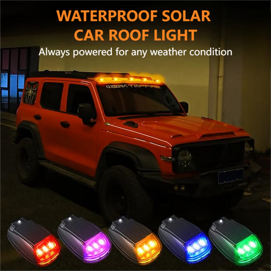 🚀 2026 New Arrival | Solar Car Roof Light with Remote | IP68 Waterproof, Easy Install ⚡【Early Bird 50% Off】