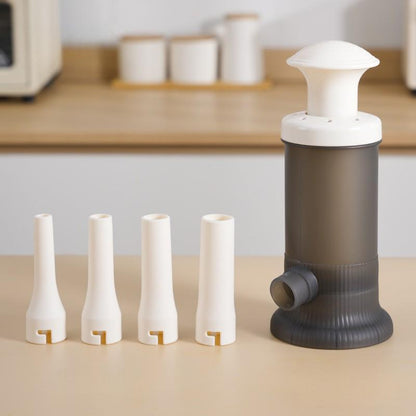 🔥2026 Bestseller🔥🥩 Household Manual Sausage Stuffer Machine | Year-End Mega Upgrade Launch | Professional Grade with 4 Nozzles & Stainless Steel Build | Craft Homemade Sausages & Jerky 🚀✨