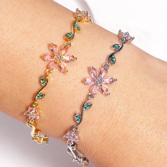 🔥2026 NEW ARRIVAL🔥 -Flower Bracelet（Perfect jewelry and gifts）