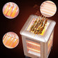 5 Sides Portable Electric Heater with BBQ Grill Top