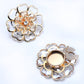 ⏰Last Day Surprise Price🔥Chic Rhinestone Floral Cufflink & Brooch