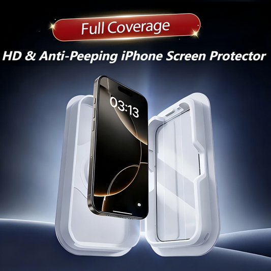 🔥New Year Deal❤️‍🔥Second item for just an extra £4!!!Full Coverage HD & Anti-Peeping iPhone Screen Protector