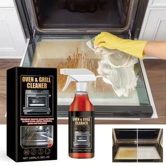 🧼 BUY 2 GET 1 FREE! ✨ Oven & Grill Cleaner Spray – Dissolves Grease in 5 Mins, No Scrubbing & Eliminates Odors 🔥 21 Reviews