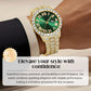 💎 Steal the Spotlight! Full Rhinestone Men's Quartz Watch | Luxe Design, Statement Look🕶️