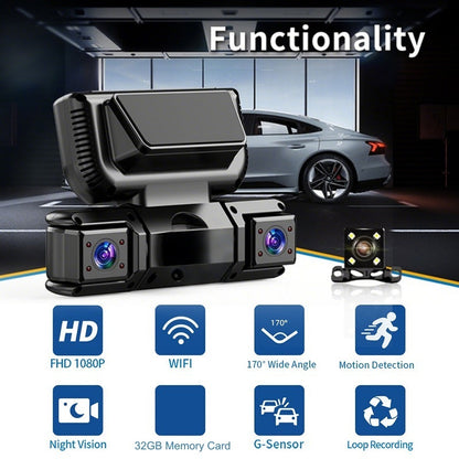 👨‍🍳2026 New Arrivals - 50% Off🥘4-Channel Dash Cam with WiFi & Night Vision