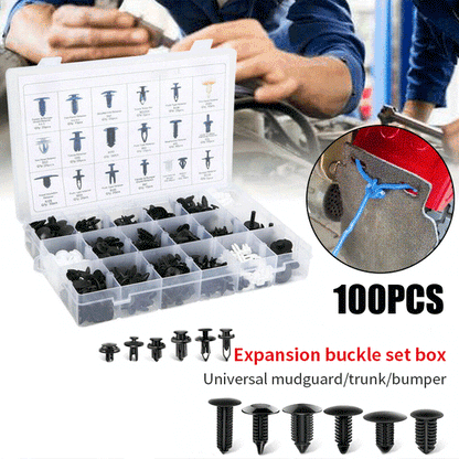 🔥 LAST DAY 50% OFF-100pcs Universal Expansion Screw Clips Set