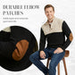 📢📢50%  OFF !! ⏰Hot Sale Offers-Men's Colorblock Button-Neck Sweater