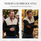 📢📢50%  OFF !! ⏰Hot Sale Offers-Men's Colorblock Button-Neck Sweater