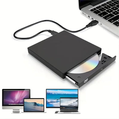 📢📢50%  OFF !! ⏰ No Disc Drive on Your Laptop? Now You Do! External CD/DVD Burner 50% OFF📀