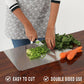 🎁Chef‑Recommended 50% Off！👩‍🍳🔪304 Stainless Steel Cutting Board, Must‑Have Cooking Tool！🥩🥦Safer, Cleaner & More Convenient!💥