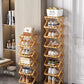 👞 50% OFF! ✨ Foldable Bamboo Shoe Rack – Heavy-Duty Free-Standing Organizer – 100% Natural Alpine Bamboo, Tool-Free 5-Second Scissor Fold Setup, Sturdy High-Load X-Structure & Ultra-Compact Flat Storage – 2-10 Tiers 2 Colors 🌿