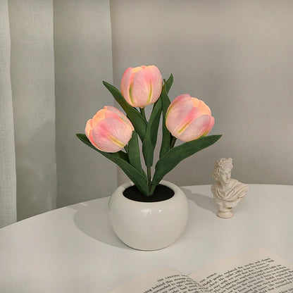 🔥2026 New Arrivals: 40% Off for a Limited Time!🔥LED Tulip Night Light Flower Table Lamp🌷