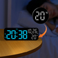 Modern LED Digital Alarm Clock with Temperature