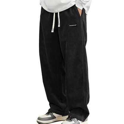 🎩 Elevated Simplicity - Men‘s Tapered Lounge Pants with Secure Pockets - Thoughtful Details & Drawstring Waist