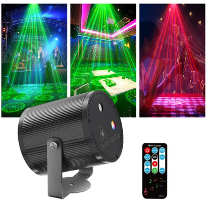 📢📢52%  OFF !! ⏰DJ Laser Party Light with 7 Lighting Modes & Remote