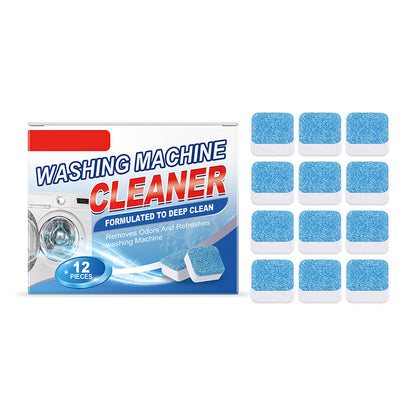 📢📢50%  OFF !! ⏰Powerful Washing Machine Cleaner Tablets - 12 Counts