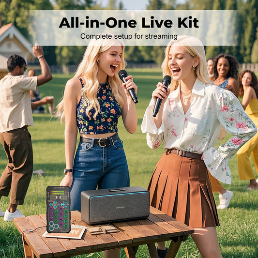 🥳2026 HOT SALE🥳💞50K+ SOLD!🎧🎛️ Unlock All Audio Possibilities in One Unit. Integrated Mixer & Sound Card – 50% OFF & Free Shipping! 🚀🔌