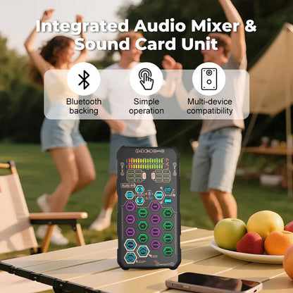 🥳2026 HOT SALE🥳💞50K+ SOLD!🎧🎛️ Unlock All Audio Possibilities in One Unit. Integrated Mixer & Sound Card – 50% OFF & Free Shipping! 🚀🔌