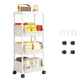 🗄️ 60% OFF FLASH SALE ! ⚡ Multi-Tier Rolling Storage Cart for Narrow Spaces – Space-Saving Design, Smooth Rolling Wheels, Easy Assembly & Sturdy 🚀