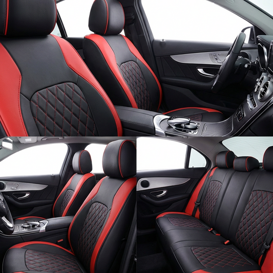 ⭐ 2026 Bestseller | Full Set Universal Fit Leather Seat Covers | Refresh Your Car Interior 🔥【-50% OFF】