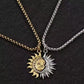 🌞🌙 Valentine’s Day Special! Sun & Moon Pendant Necklace Set – Symbolic Couple Jewelry, Gold & Silver, Asymmetrical & Meaningful