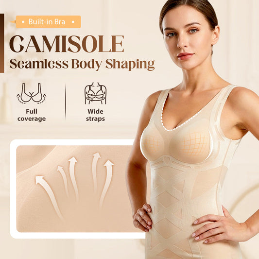 🎁New arrival 50% OFF💥Seamless Body Shaping Camisole with Built-in Bra