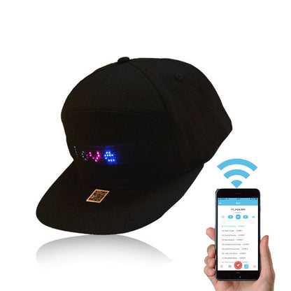 🧢 50% OFF NOW! 🔦 LED Message Hat – Customizable Text, Rechargeable Battery & Fun for Events, Parties and Night Safety 🎉