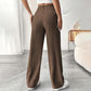 🔥Limited-time offer-Women’s Solid High Waist Wide-Leg Pants