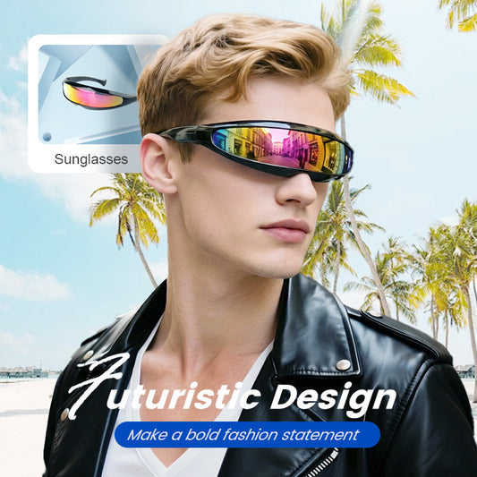 🖤2026 New Year · 50% OFF🖤Lightweight Futuristic Shield Sunglasses
