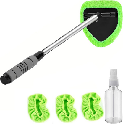🥳2026 HOT SALE🥳💞50K+ SOLD! 🚗🧽 50% OFF! Extendable Windshield Cleaning Tool – 180° rotating head, non-slip grip, washable pads. Reach every corner, streak-free clean with less effort! 🛡️💪